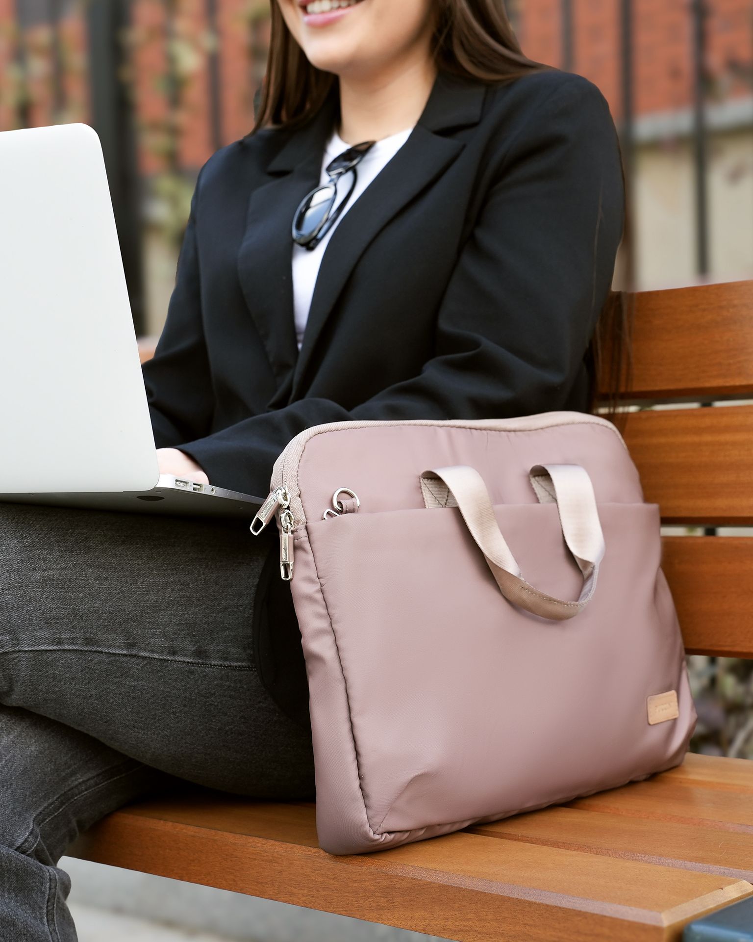 Taška na notebook ružová