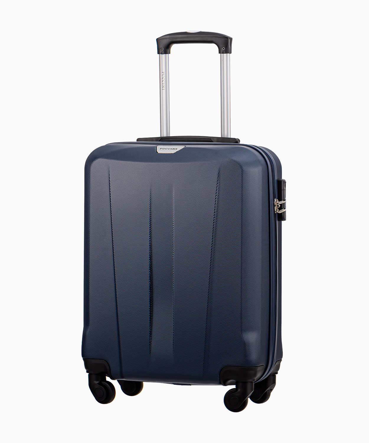 Granátový kabínový kufor na štyroch kolieskach