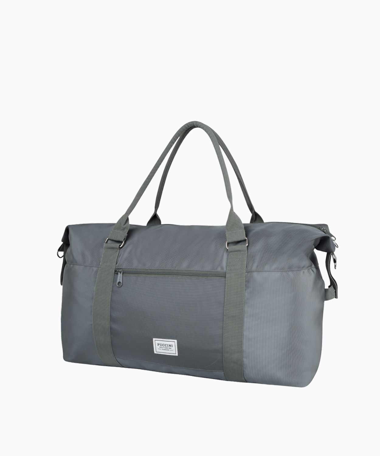 Zelená cestovná taška s nastaviteľným popruhom