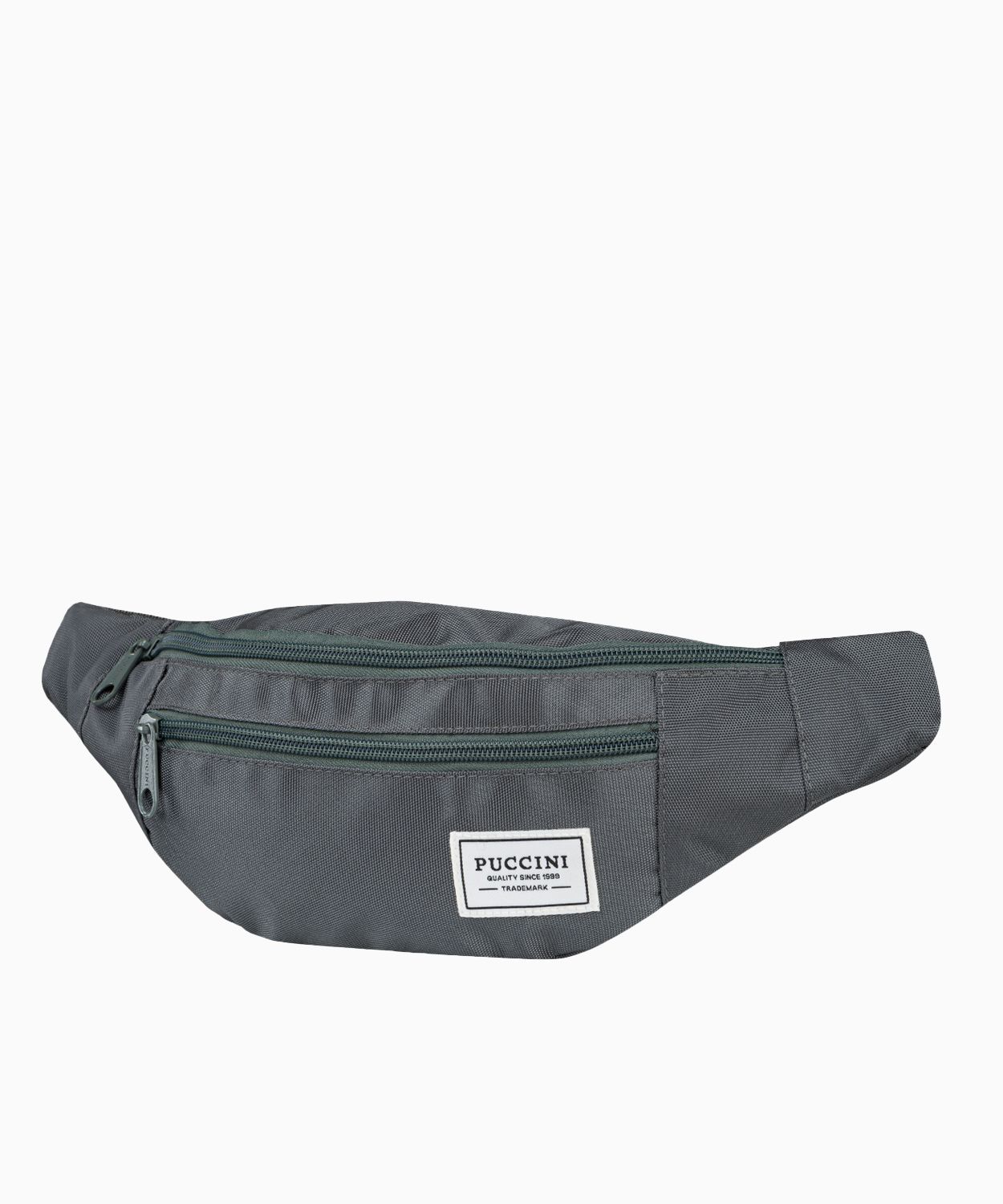 Zelená textilná ľadvinka s neónovou podšívkou