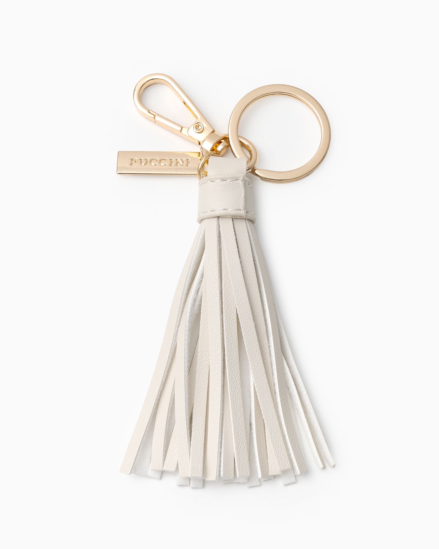 Kľúčový prívěšok na kabelku béžový