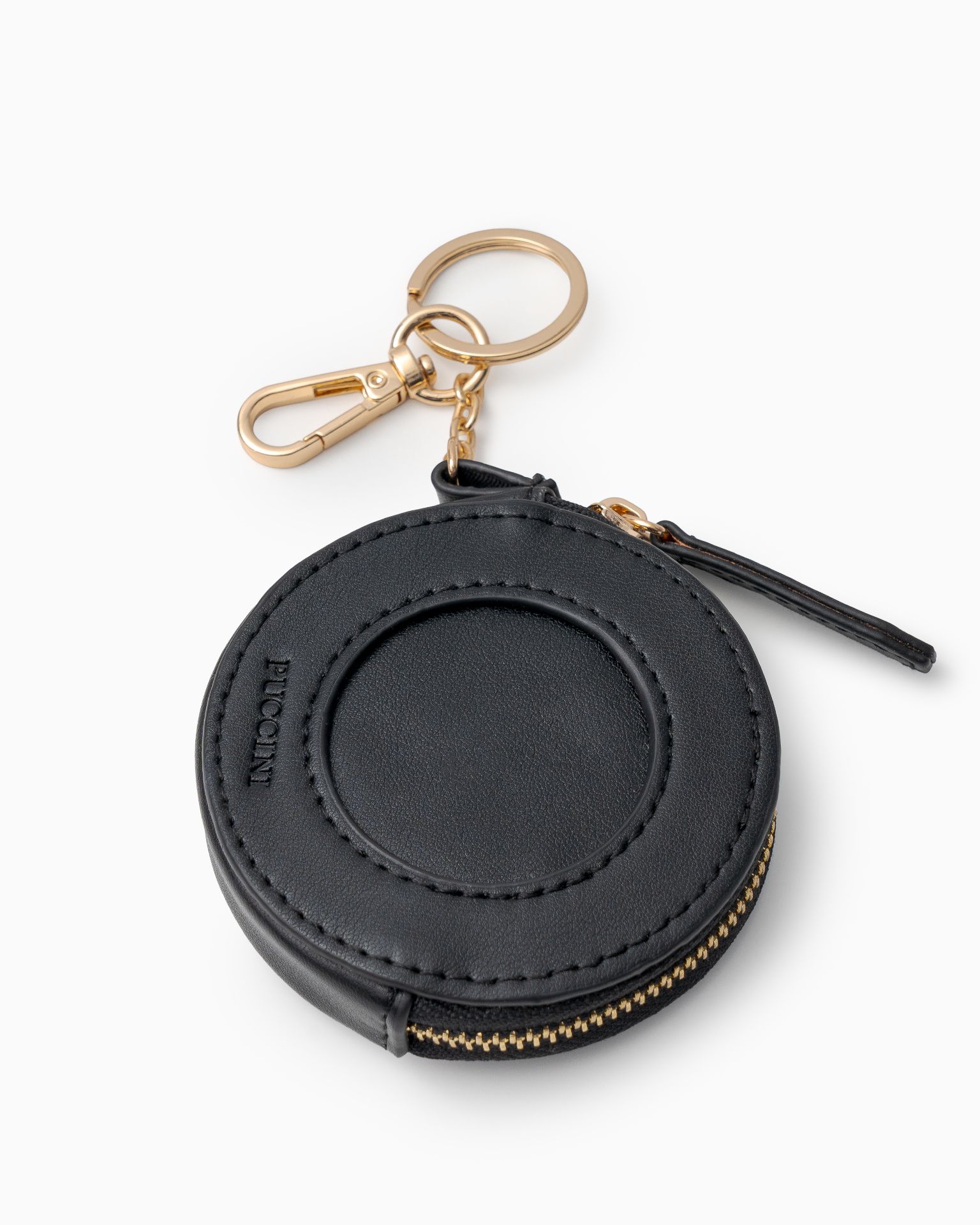 Kľúčenka na kabelku s čiernym zipsom