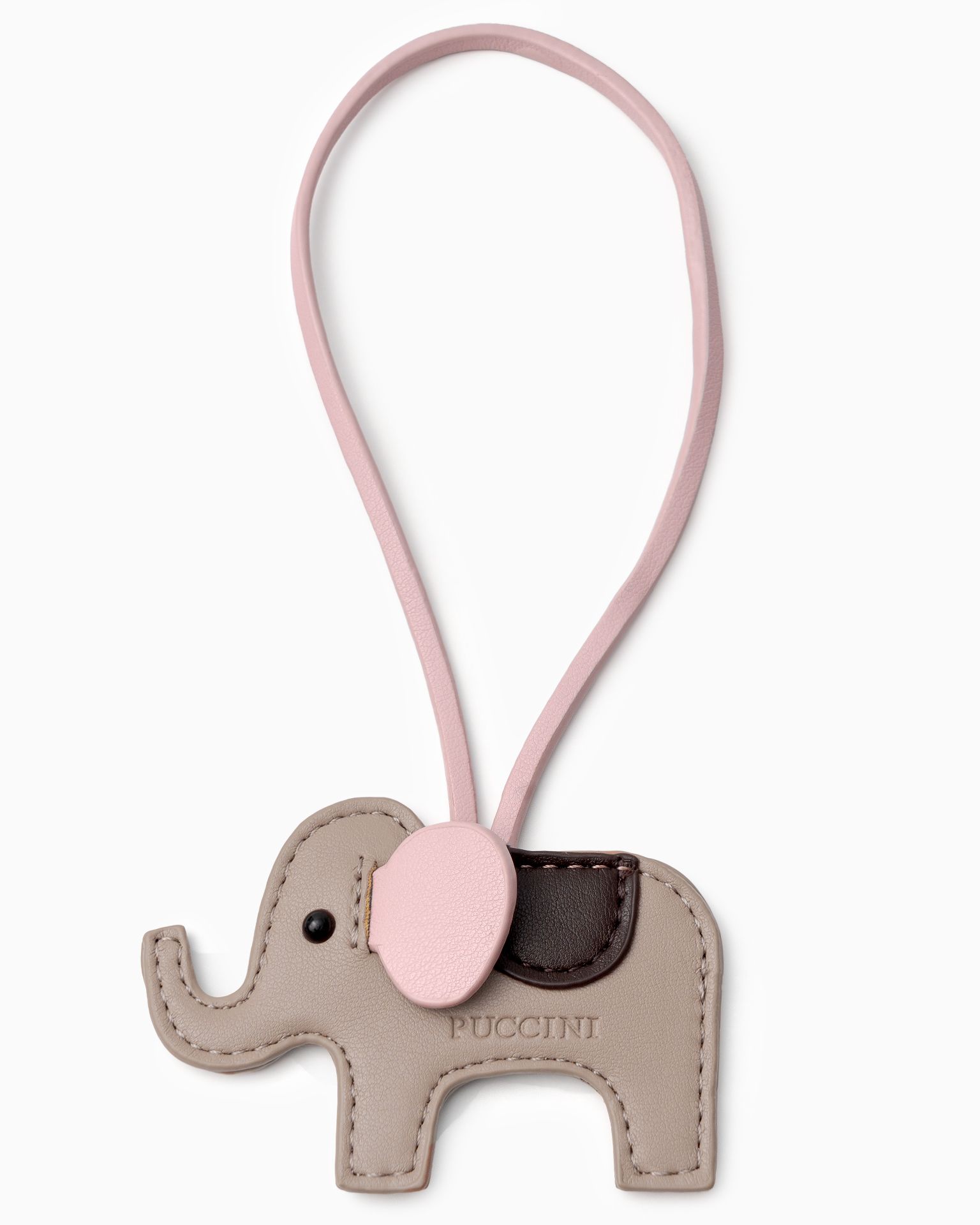 Kľúčik na kabelku slon béžový