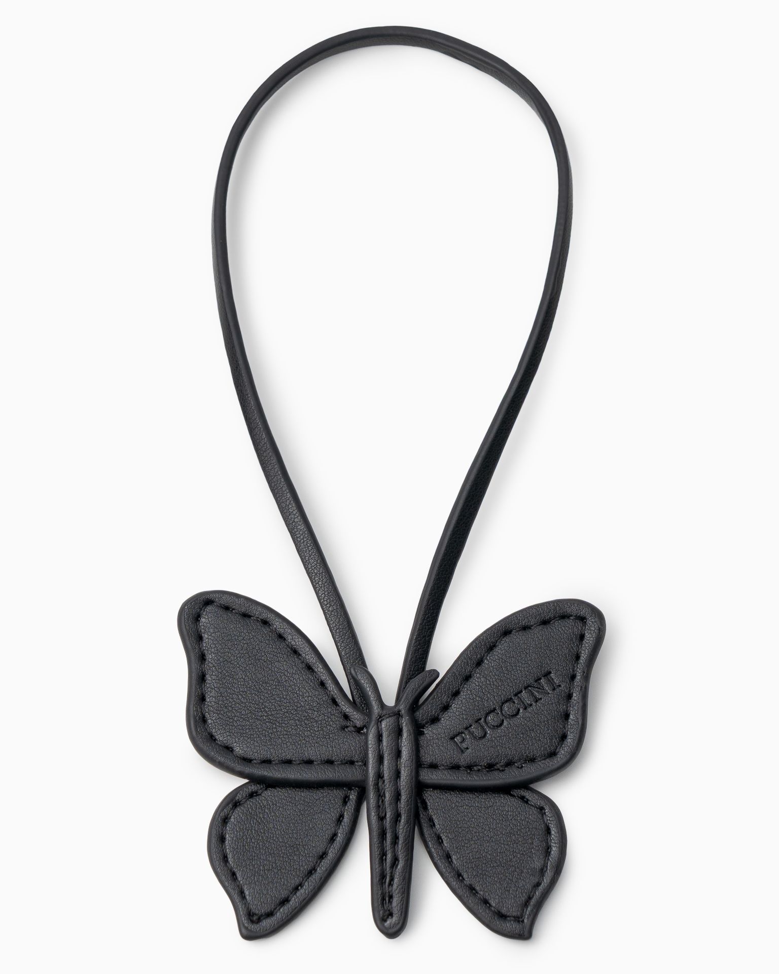 Kľúčový reťazec do kabelky motýľ čierny