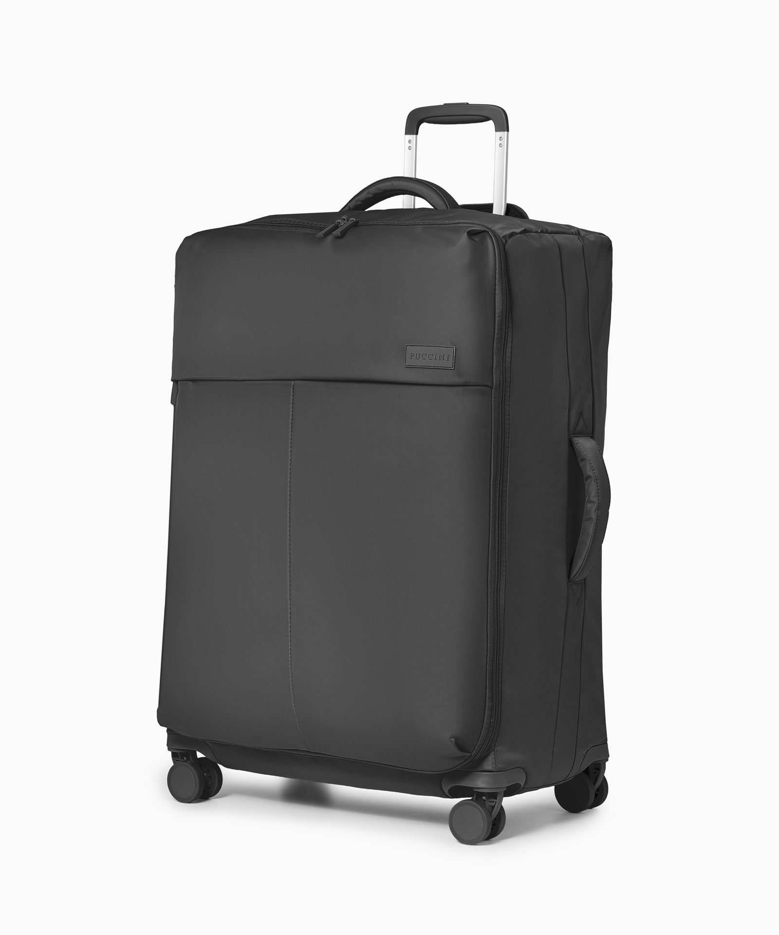 Sada mäkkých cestovných kufrov čierna