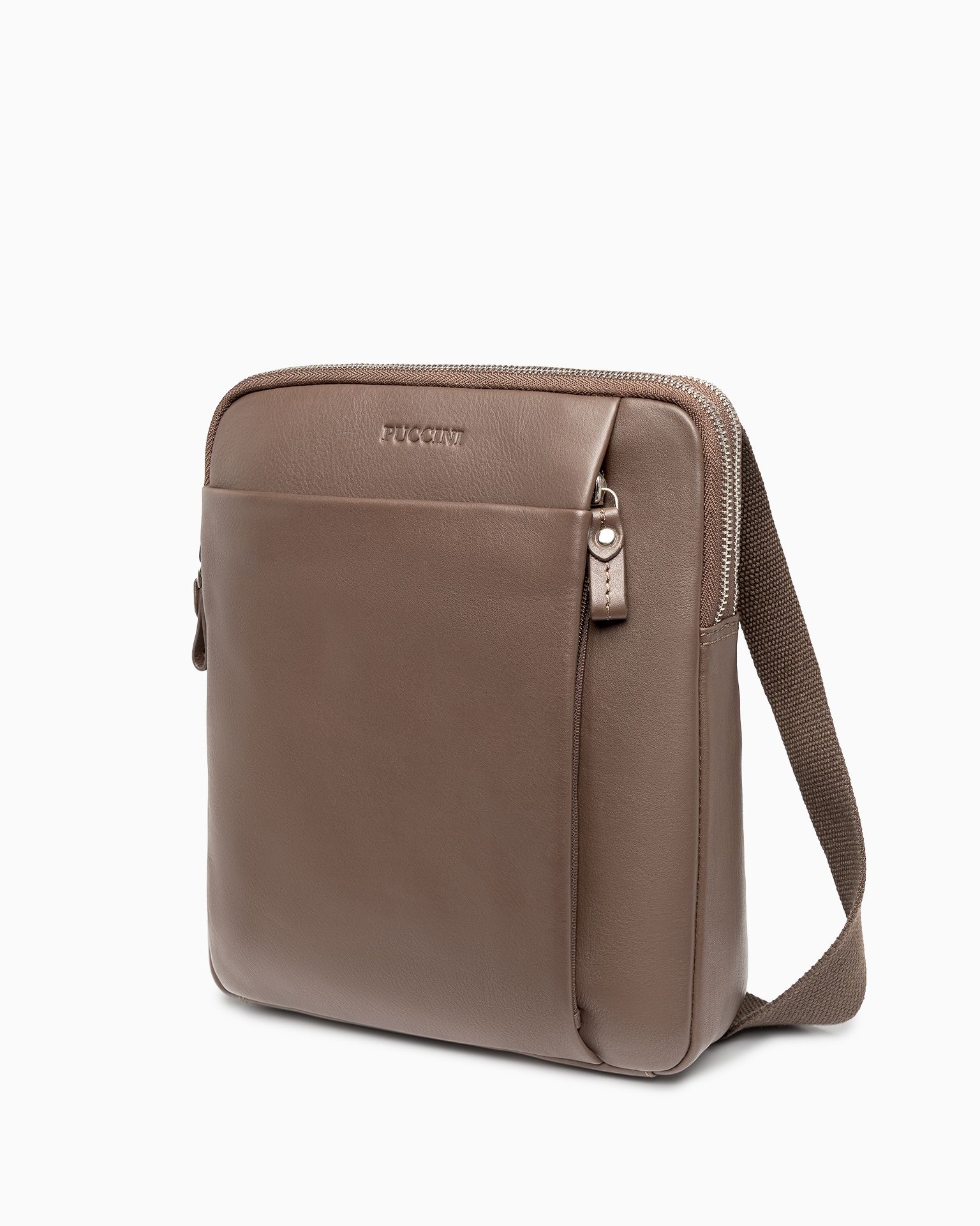 Pánska kožená taška veľká hnedá