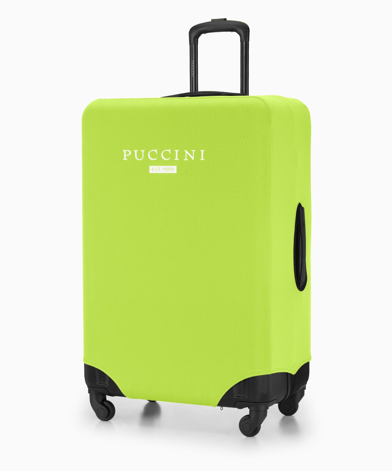 Ochranný limetkovo zelený obal na veľký kufor