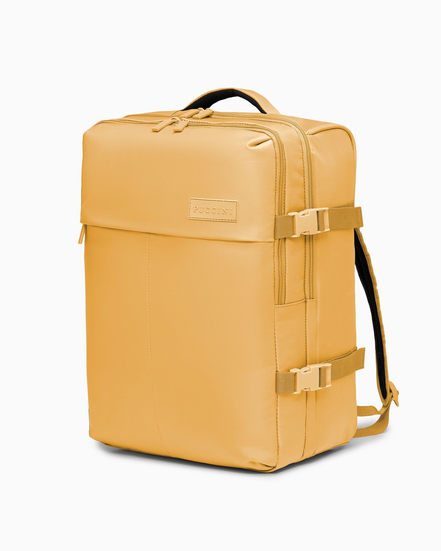 Cestovný batoh s vreckom na 15,6" notebook žltý