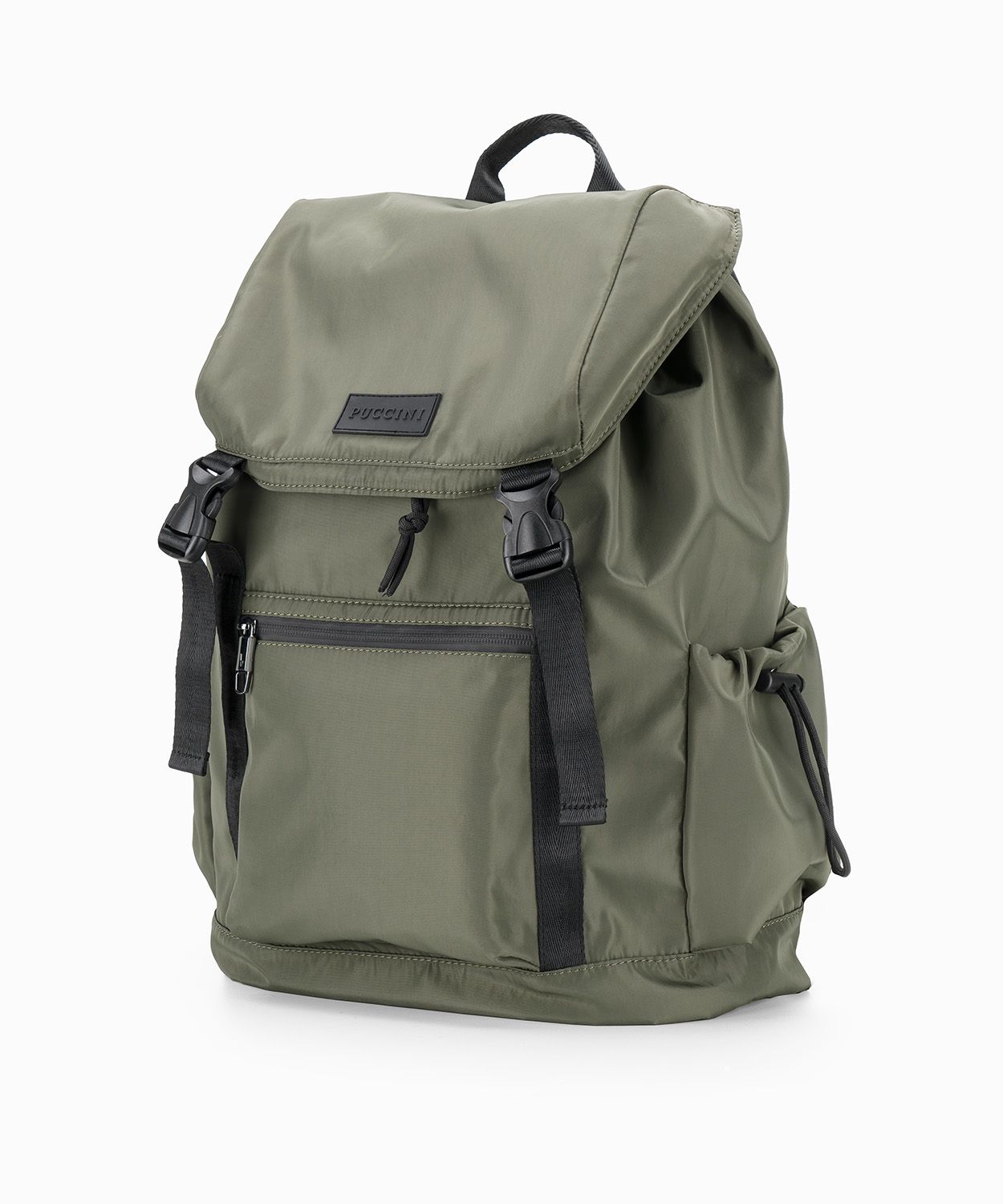 Mestský batoh s vreckom na notebook zelený