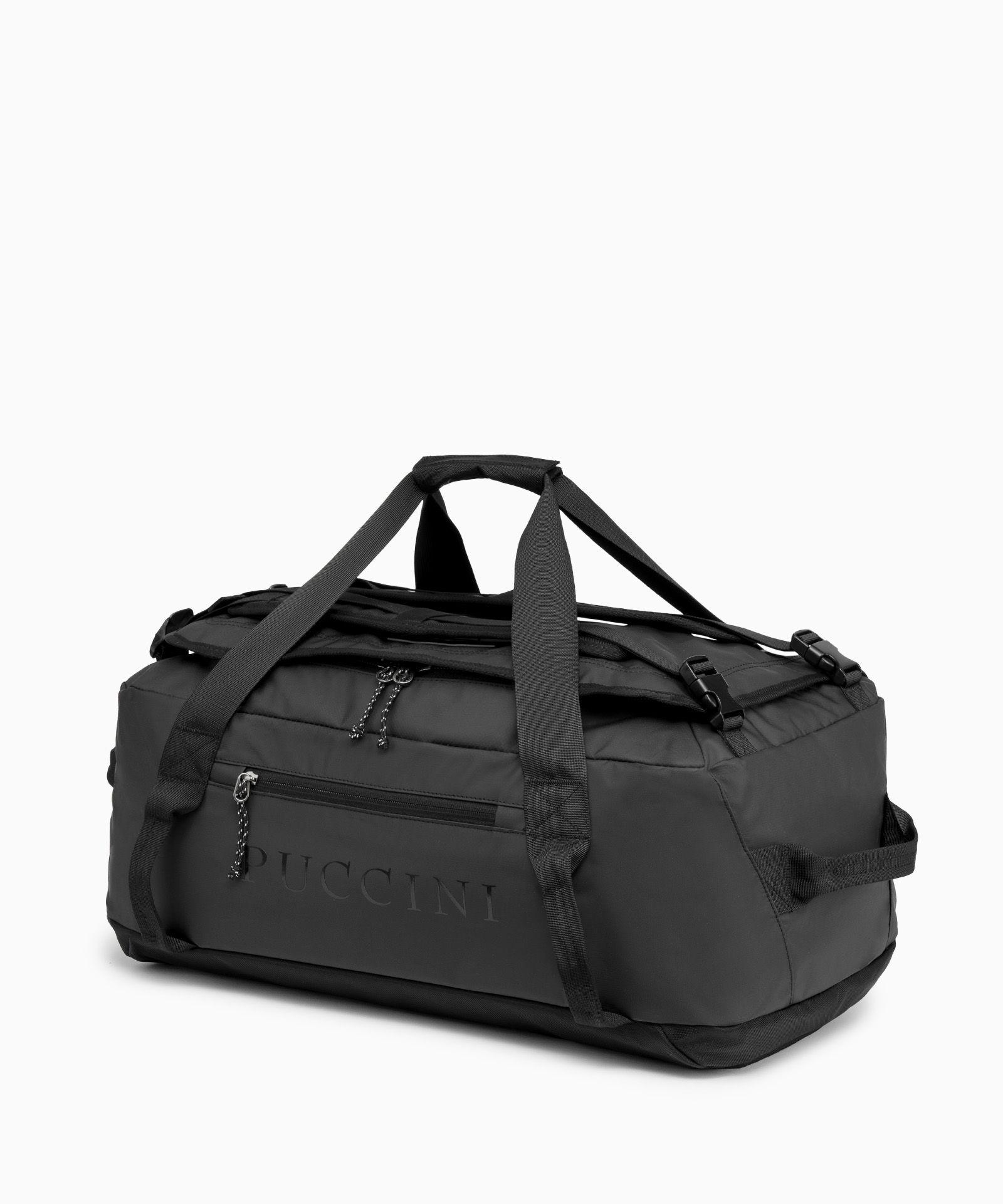 Cestovná taška s funkciou batohu 2v1 čierna veľkosť M