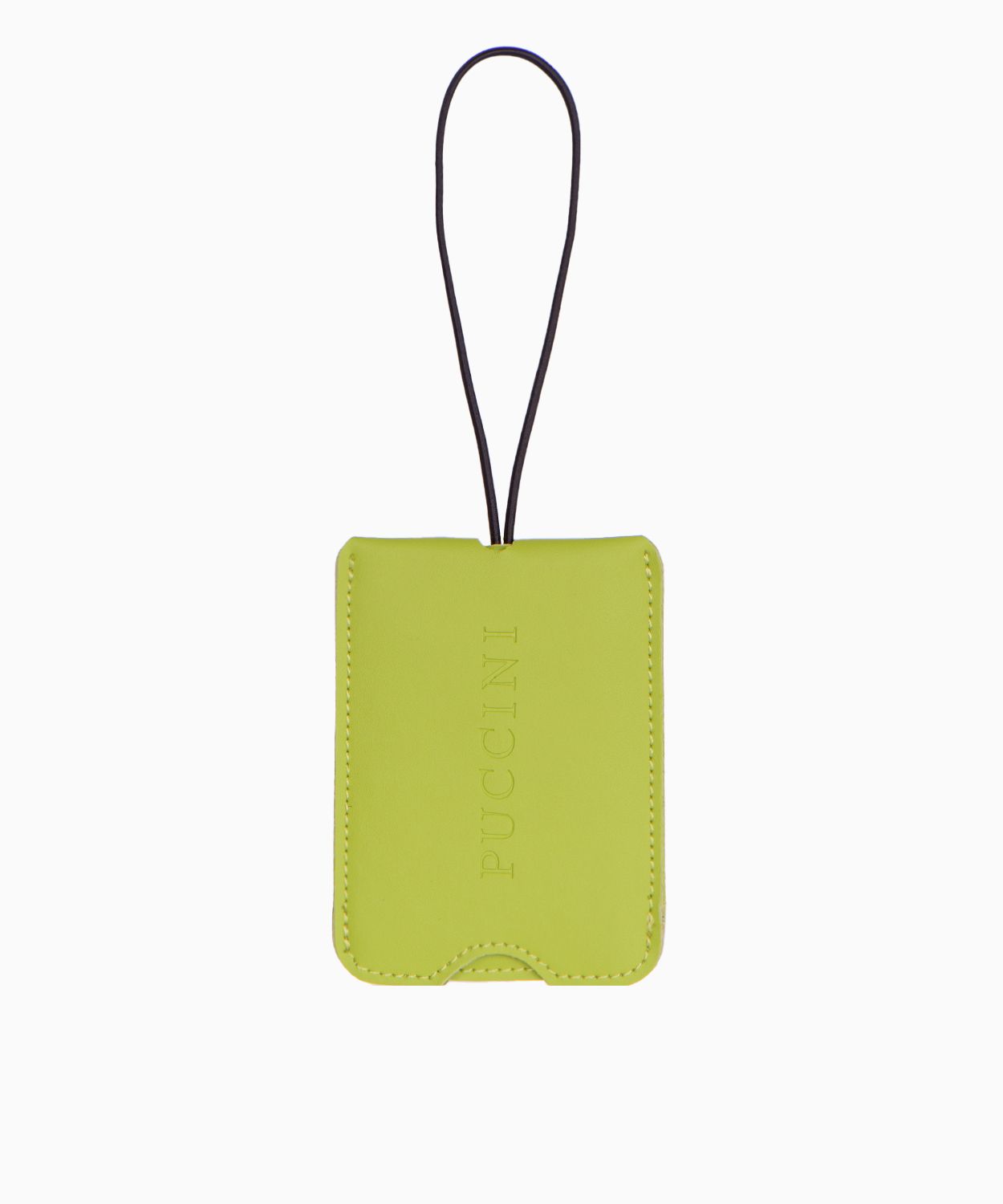 Prívesok na batožinu v limonkovej farbe