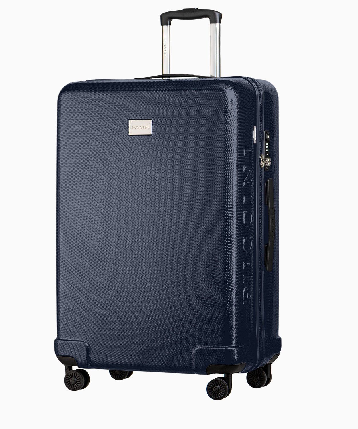 Granátový veľký tvrdý kufor s voštinovým povrchom