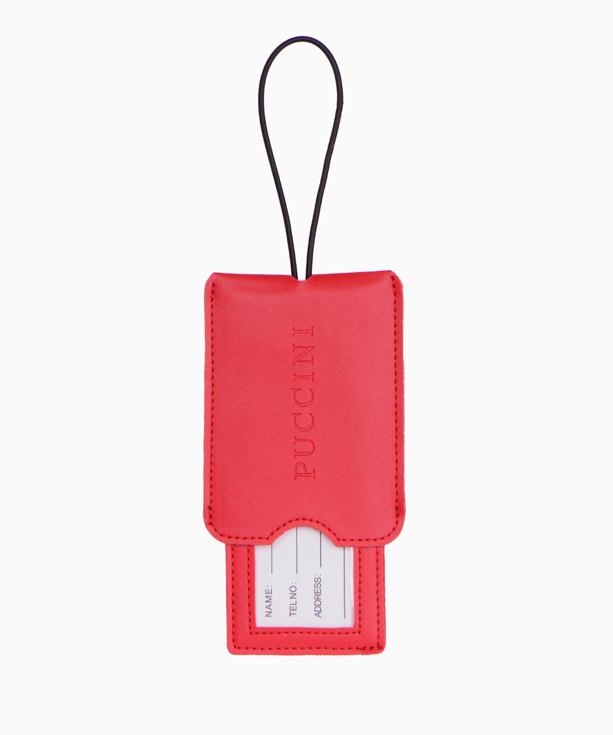 Červený prívesok na batožinu