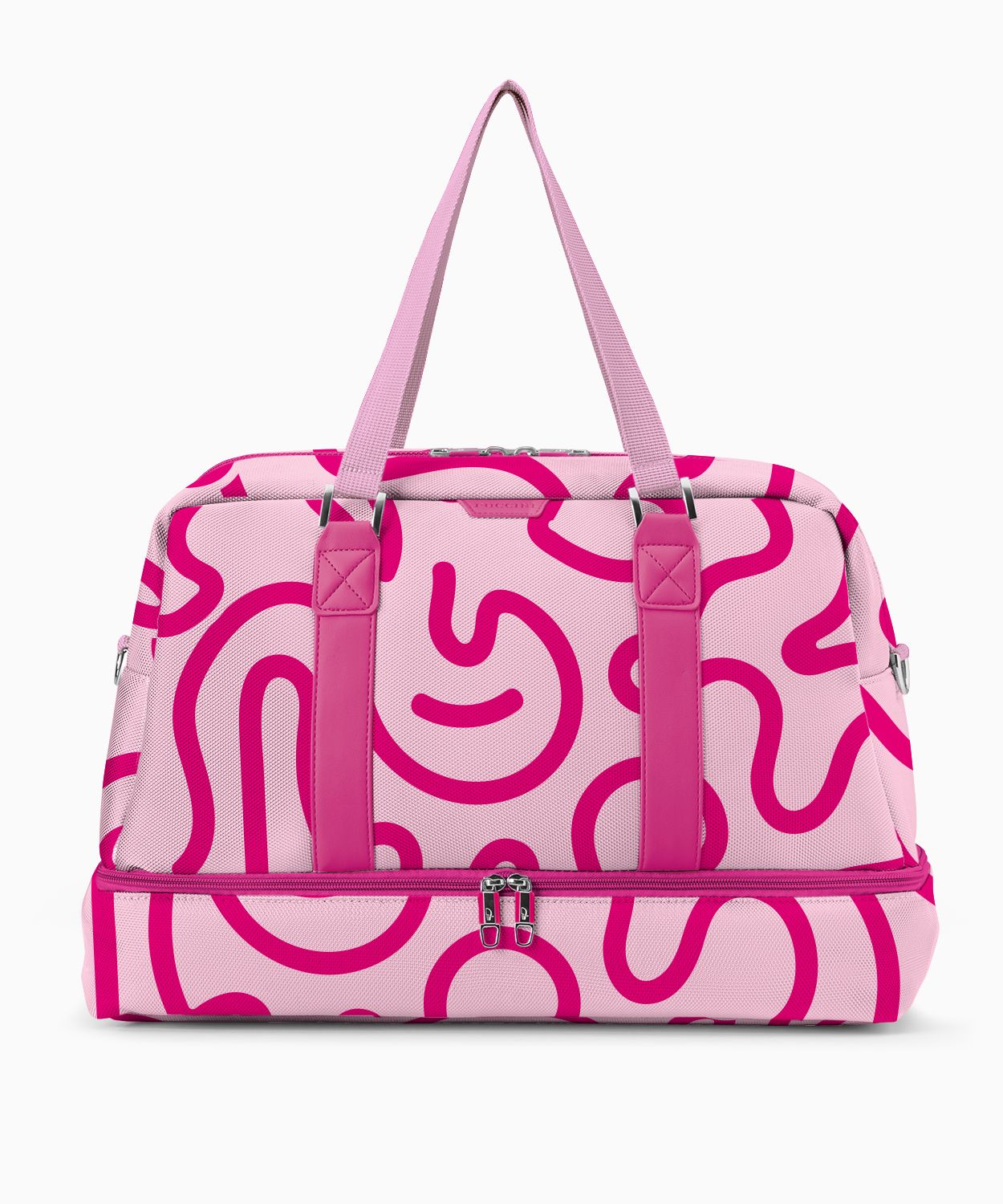 Veľká víkendová taška Philadelphia Collection - potlač ružová