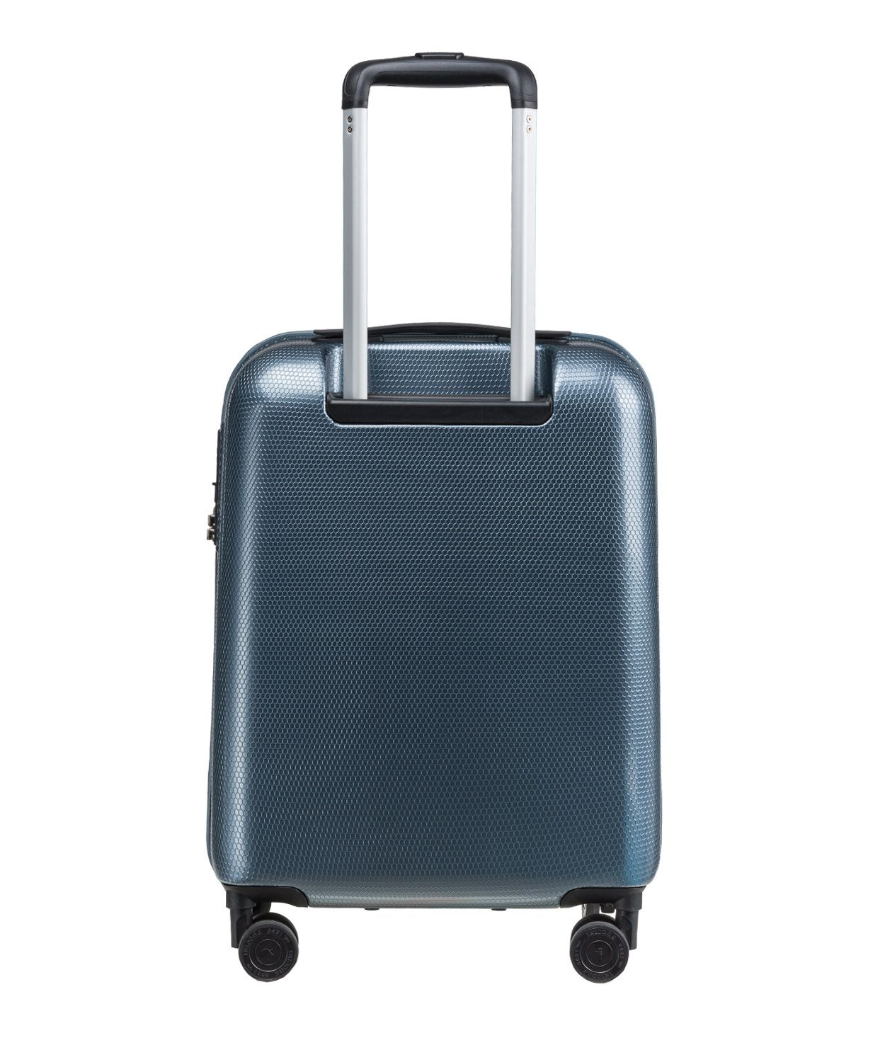 Kabínový modrý kufor z polykarbonátu