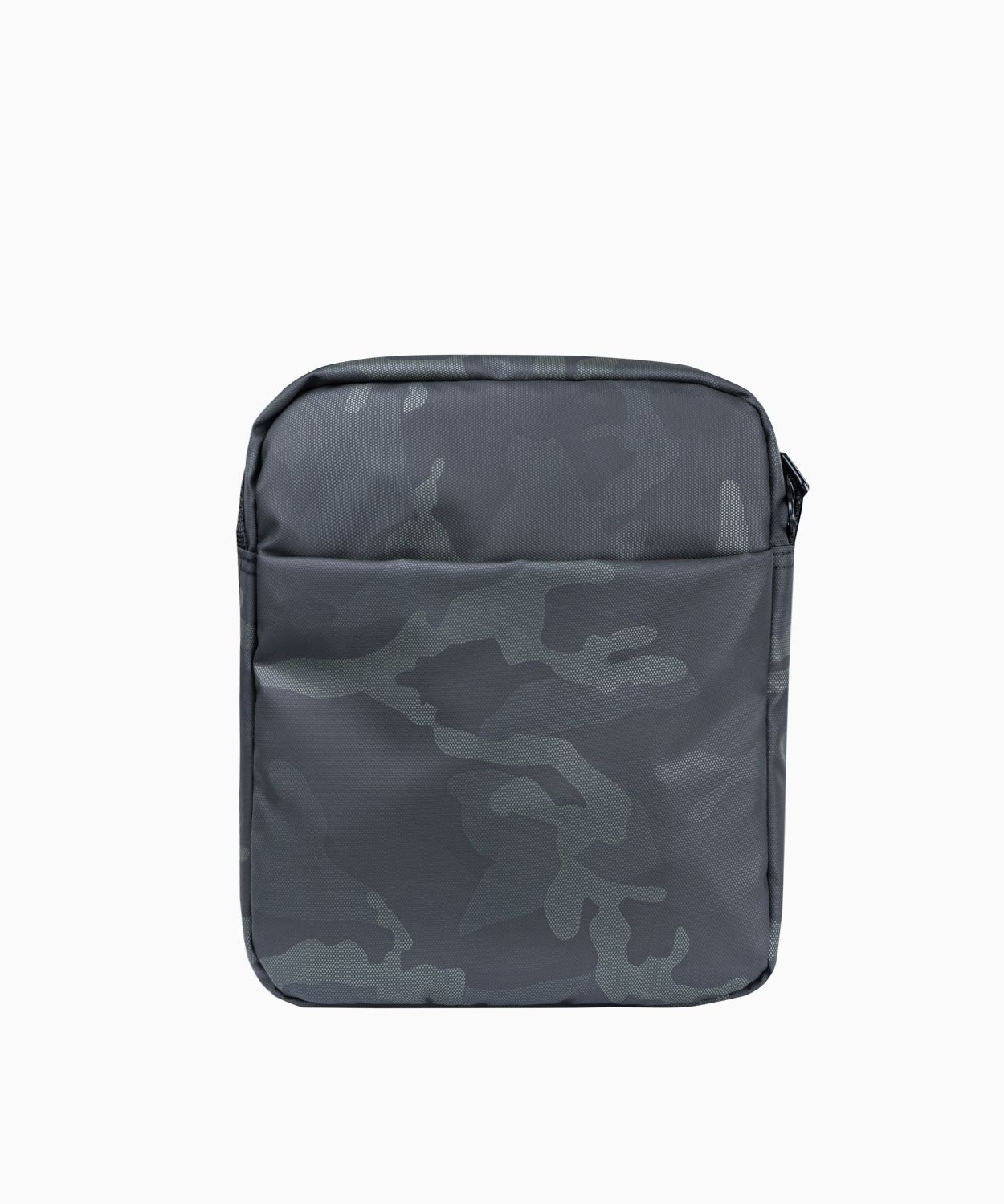 Antracitová pánska taška so vzorom camo