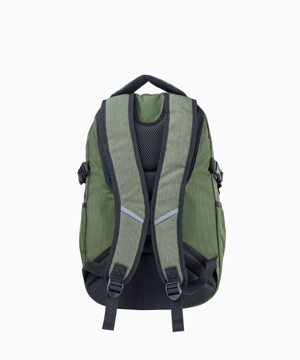 Zelený batoh s vreckami vzor camo