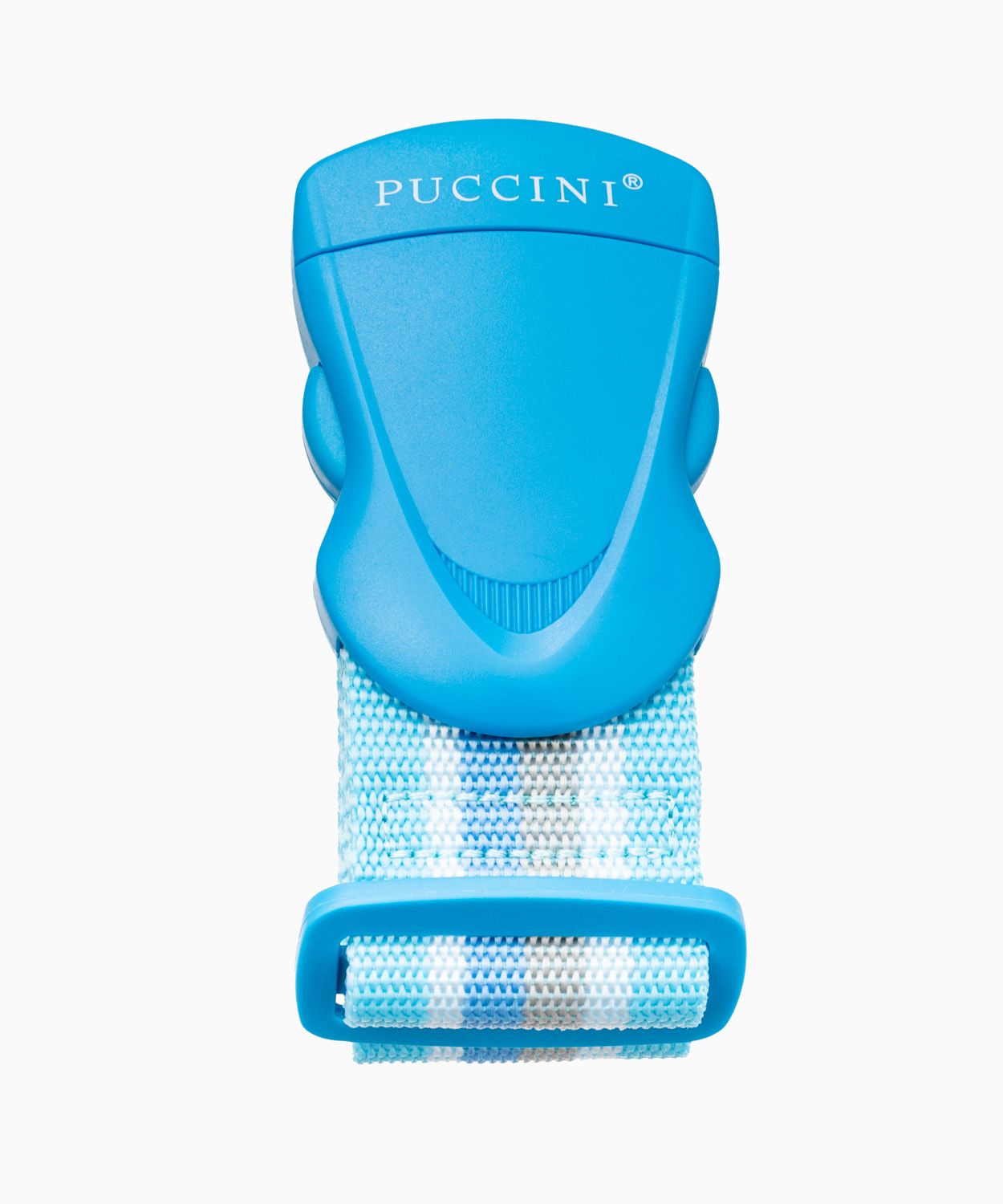 Modrý pás na upevnenie batožiny