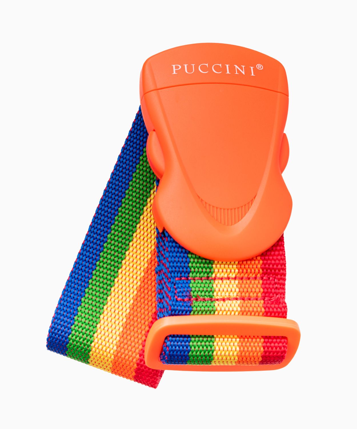 Viacfarebný pás na upevnenie batožiny