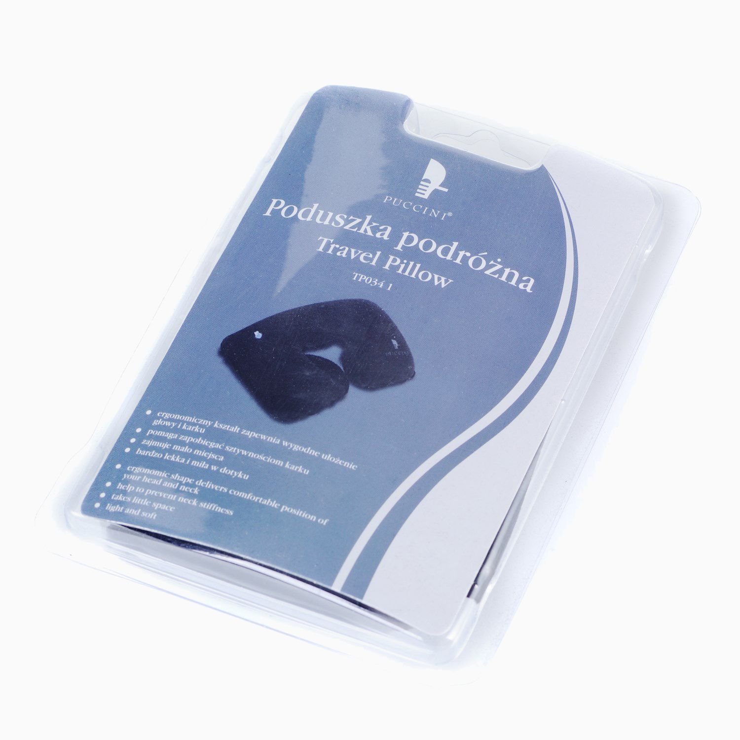 Čierna cestovná nafukovacia opierka hlavy