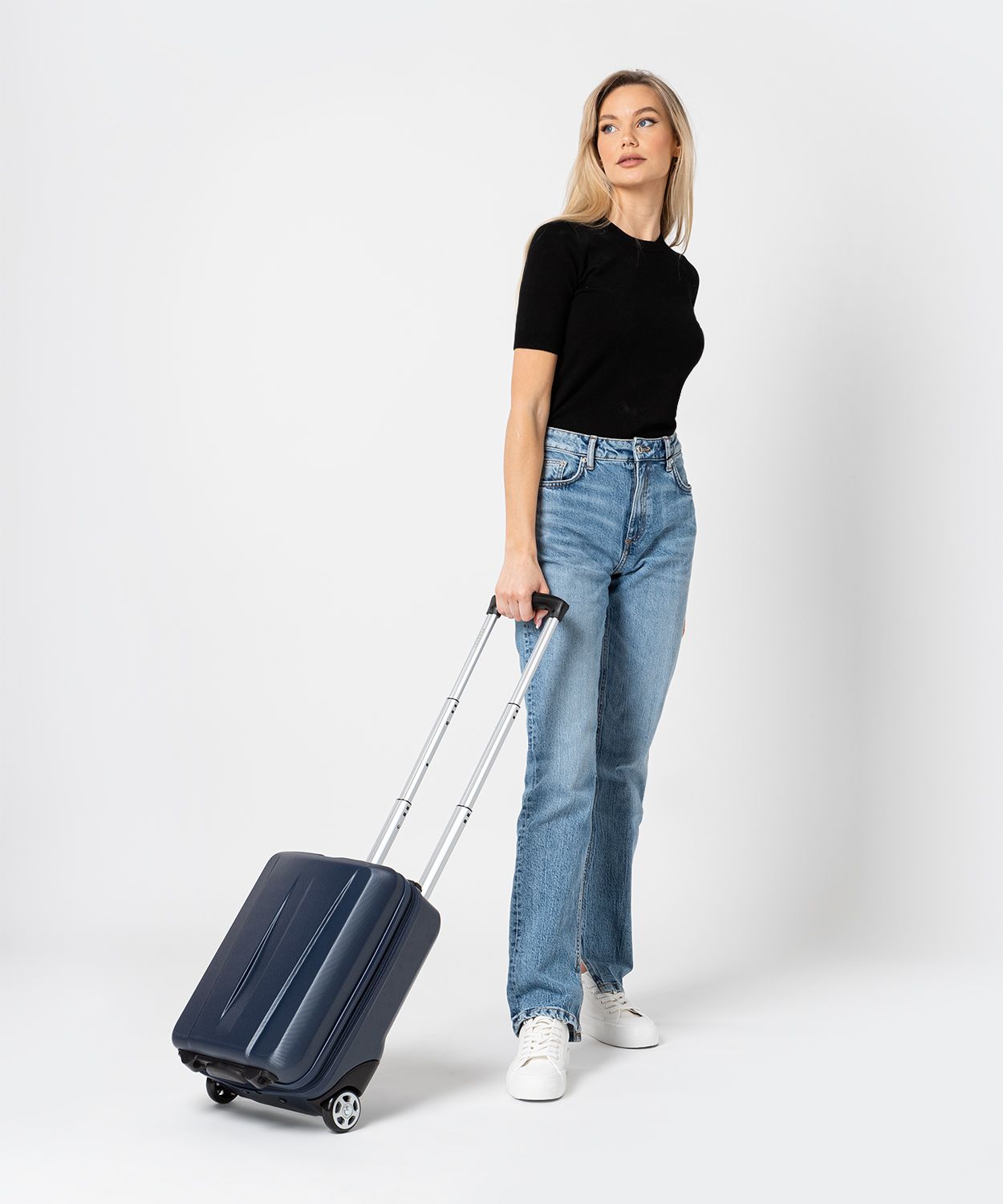 Granátový kabínový mini kufor